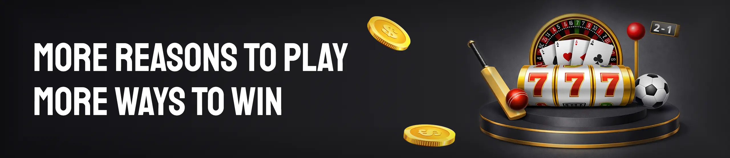 Minibet promotions banner — more reasons to play, more ways to win