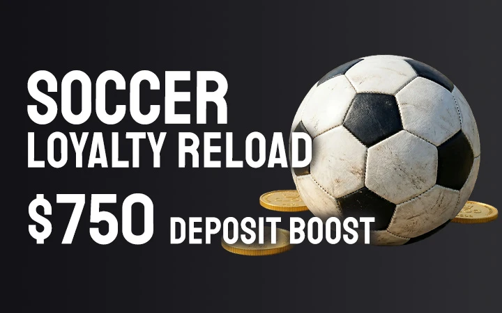 Minibet soccer loyalty reward deposit boost up to 750 dollars